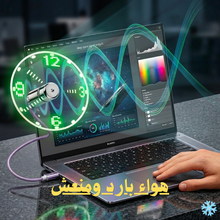 USB مروحة الساعة الذكية
