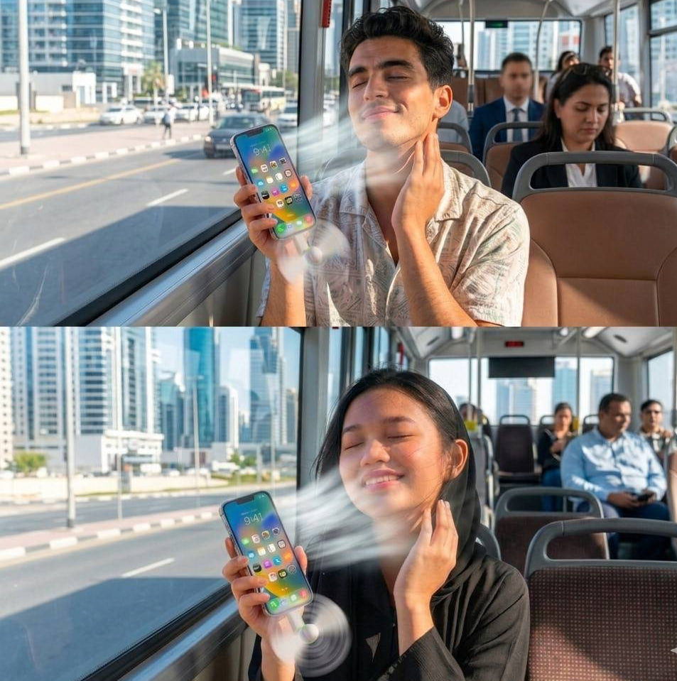 مروحة الهاتف الذكية متوفرة لجميع انواع الهواتف